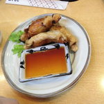 笑多 - 鶏皮餃子３５０円