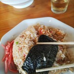 青竹手打ち らーめん 弐現 - 海苔巻き♪