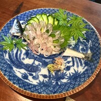 飛騨季節料理 肴 - 鮎の刺し身