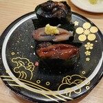 もりもり寿し - ほたるいか三点盛り(380円)