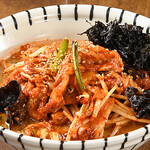 濃口背脂味噌らーめんと餃子 大福帳 - 豚キムチ味噌らーめん