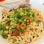 ラーメン二郎 - 青ネギ投下～♪