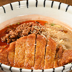 濃口背脂味噌らーめんと餃子 大福帳 - パイコー担々麺