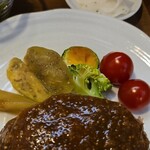 キッチン ブルー グローブ - 備え付け野菜のアップ