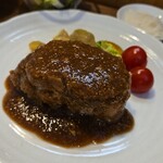 キッチン ブルー グローブ - 反対側から、ドライいちじくとバルサミコのソースはタップリ！！