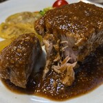 キッチン ブルー グローブ - 柔らかポシェをカット、デカイです