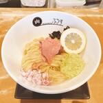 RAMEN ぶろす - ビーフコンソメの冷やしジュレつけ麺(麺)