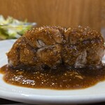 キッチン ブルー グローブ - 横から、高さ５cm のエアーズロックです