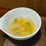 キッチン ブルー グローブ - 最後のスープ