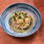 Seminare 輕井澤 - きゅうりとその他野菜とオイルを撹拌。こういう料理が家でもできるといいのう