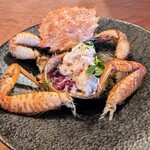 Seminare Karuizawa - あらこんなところに蝦夷鹿が。蝦夷鹿タルタルの下には蟹三杯分のかにみそ