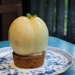 ペチカスケマサコーヒー - 白桃タルト（1600円）