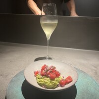 GapricE - 大間の本鮪のカッペリーニ
                    紫蘇とバジルのジェノベーゼ