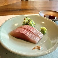 出羽屋 - ⑤いイワナのお造り　味噌だまりで