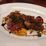 ラ コリーナディ ルーチェ - 本日のおすすめ〜黒毛和牛ももステーキ　2,800円