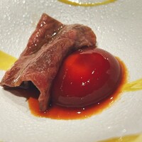 西麻布 焼肉 X - サーロインは大分の蘭王のランプのタレ漬けで