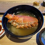 天ノ寂 - 伊勢海老味噌汁