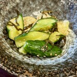 炭焼うな富士 - 漬物