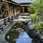 炭焼うな富士 - 庭園