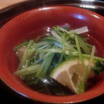 祇園 又吉 - 【炊き合せ】水菜と舞茸