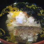 祇園 又吉 - 【食事②】カマスの酒蒸しと菊花のお茶漬け