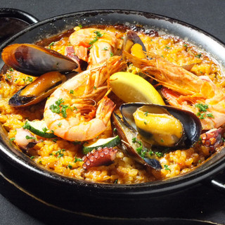 Homemade authentic Spanish Cuisine! No.1 in popularity◎Seafood paella is a must-try