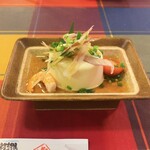 だんじり - お通しをあてにハイボール飲みながらお料理来るの待ってます〜(ﾉ* •ω• )ﾉ✨