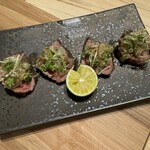 恵比寿馬くろう - サーロインのたたき