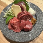 恵比寿馬くろう - 特選馬刺し盛り合わせ