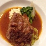 黒豚肉の赤ワインビネガー煮