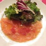 ノルウェーサーモンのマリネ