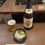 おかめ - 付きだしは素麺♥️  嬉しすぎる((o(｡>ω<｡)o))