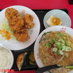 横浜飯店 - 唐揚げセット（ラーメン変更）　780円(税込)