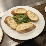 お好み焼きと鉄板焼きの店 なかまた - うにクレソン（1,800円）2024.5