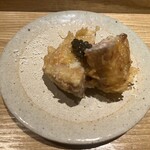 和馳走 藏屋 - ブルーチーズといちじくの天ぷらキャビア添