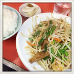 三友軒 - レバニラ定食 800円
      2014.3