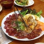 玉一 - ハラミ＆ホルモンの焼肉ランチ2人前