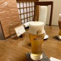 寿司割烹 小松 - 生ビールはYEBISU