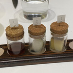 Takumi - ①マデラ酒 ②ラルド ③コンテチーズ