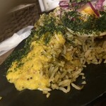 カレーショップ初恋 - この海苔の発想は目から鱗！というより、カレーの自由さに目が飛び出ました。美味！