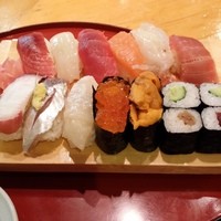 鮨政 西口店 - ランチ にぎり￥840 玉を蛸に変更