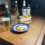 MK cafe' - 自家製燻製ベーコンで作ったメニュー