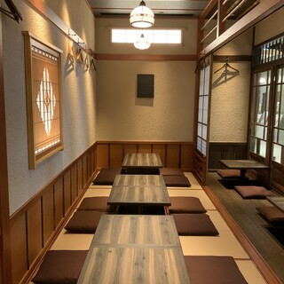 １７名様～２０名様までは掘りごたつを貸し切りできます。