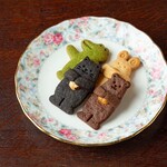 patisserie Tea shot - アニマルクッキー