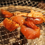 鶏炭焼き おはこ - 注文が1品でも炭を出してくれるのは嬉しいです。