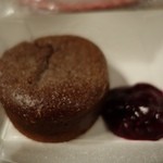 （2014/2月）「ブルーリボンセット　スーベニアバスケット付き」のチョコレートフォンダン