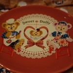 （2014/2月）「チョコレートパンナコッタ　スーベニアプレート付き」のプレート