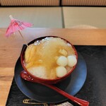 對馬屋 - 桃かき氷