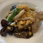 CHINESE DINING 瑞 - 木須肉片のアップ