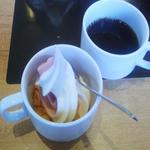 旬菜創作ビュッフェ 露菴 - 料理19ソフトクリーム＆コーヒー